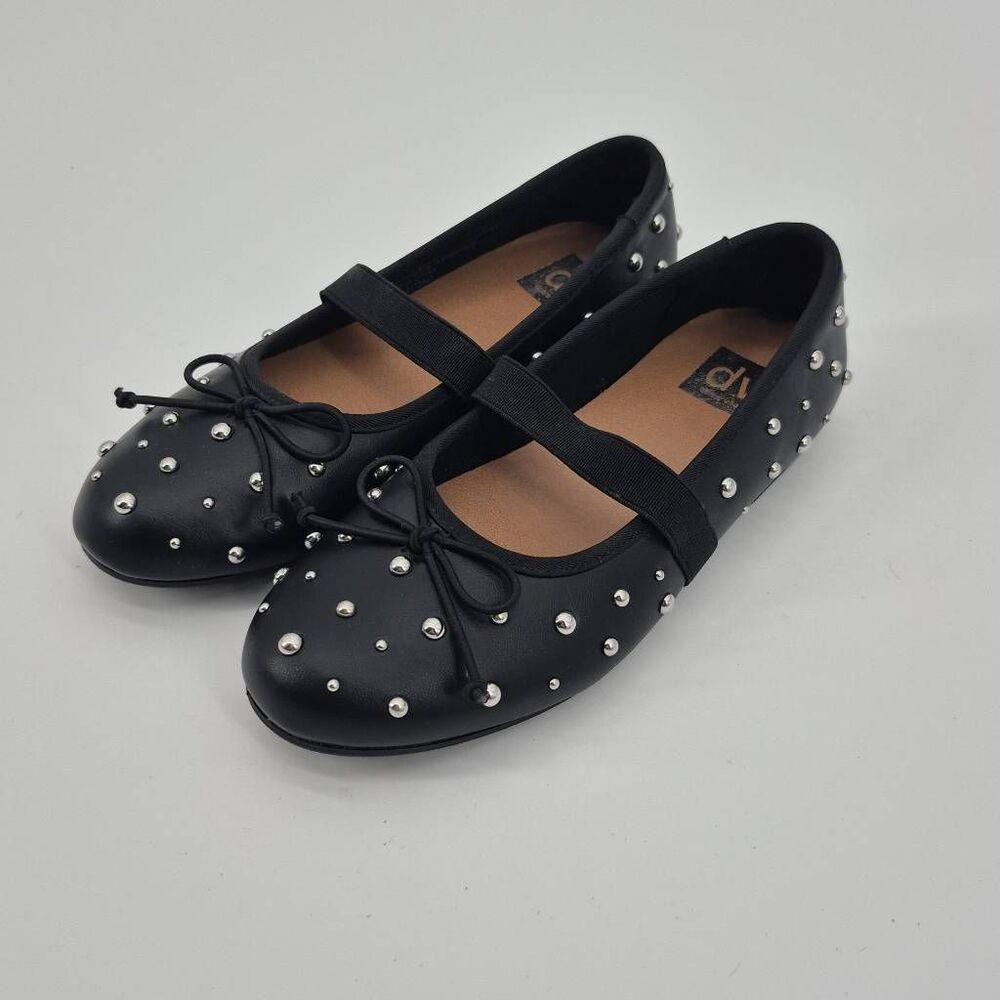 Dolce Vita Girls Mayla Mary Jane Flats Black Size 1
